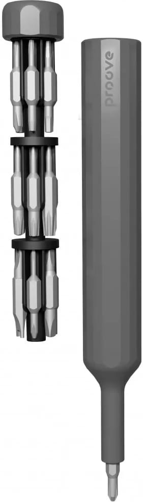 Викрутка зі змінними бітами Proove Spin 39in1 Gray (MTSS39000003)