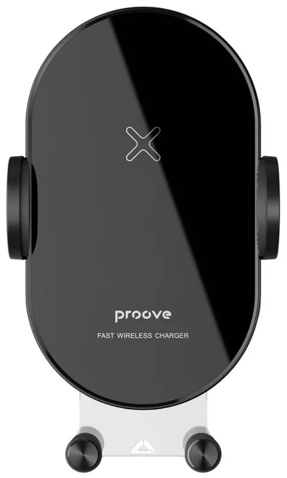 Фото - Автотримач з бездротовою зарядкою Proove Rounded Energy 15W Black (479230001)
