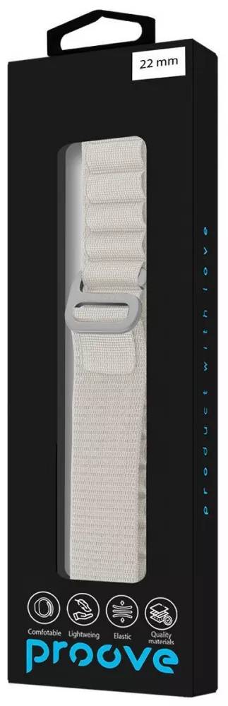 Фото - Ремешок для смарт-часов Proove Pulse Loop 22 mm white (WBPLUW22MM14)