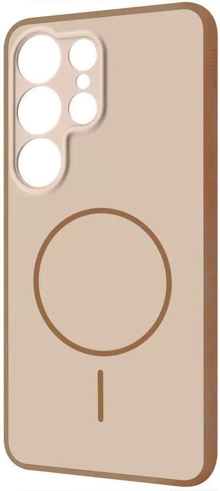 Чохол для смартфону Proove Softline Case with Magnetic Ring Samsung Galaxy S25 Ultra beige (PCLCSGSU2581)
