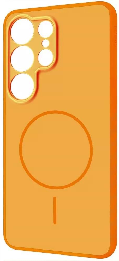 Чохол для смартфону Proove Softline Case with Magnetic Ring Samsung Galaxy S25 Ultra orange (PCLCSGSU2510)