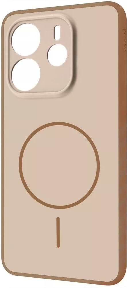 Чохол для смартфону Proove Softline Case with Magnetic Ring Xiaomi Redmi Note 14 4G (European) 164.84mm beige (PCLCXRN14481)