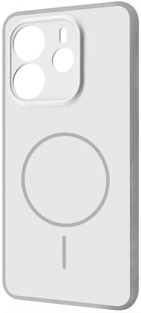 Чохол для смартфону Proove Softline Case with Magnetic Ring Xiaomi Redmi Note 14 4G (European) 164.84mm silver (PCLCXRN14429)