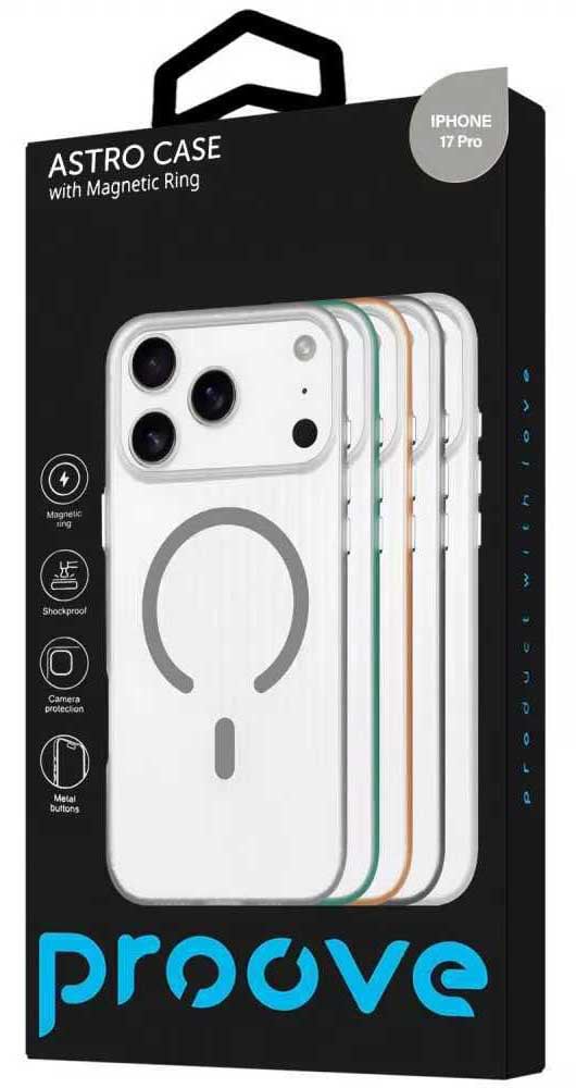 Фото - Чехол для смартфона Proove Astro Case with Magnetic Ring iPhone 17 Pro White (PCASIP17P014)