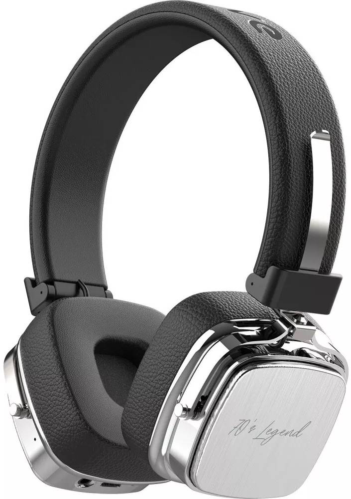Фото - Наушники накладные беспроводные Proove 70’s Legend (APP) black/silver (HP70L001AP28)