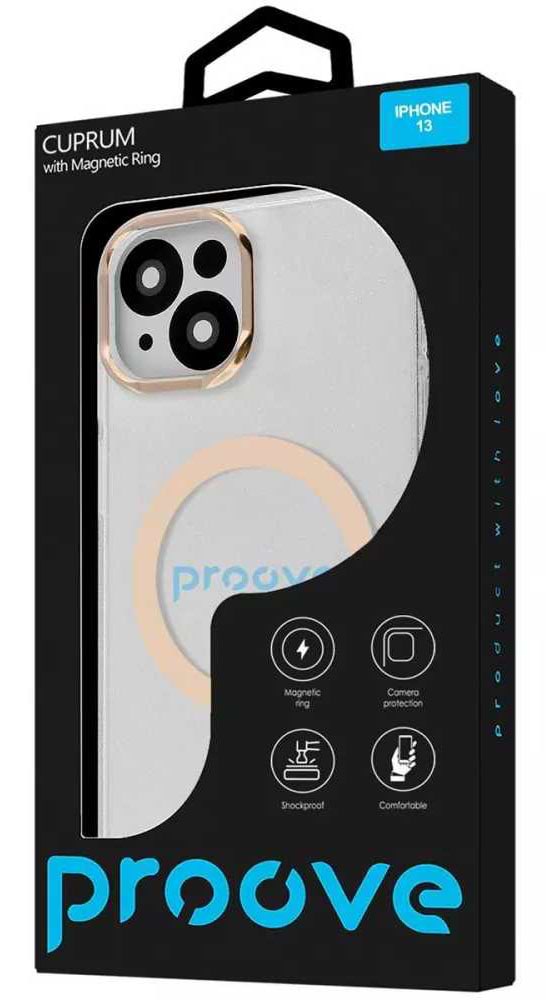 Фото - Чохол для смартфону Proove Cuprum Case with Magnetic Ring iPhone 13 Mint (PCCMIP130009)