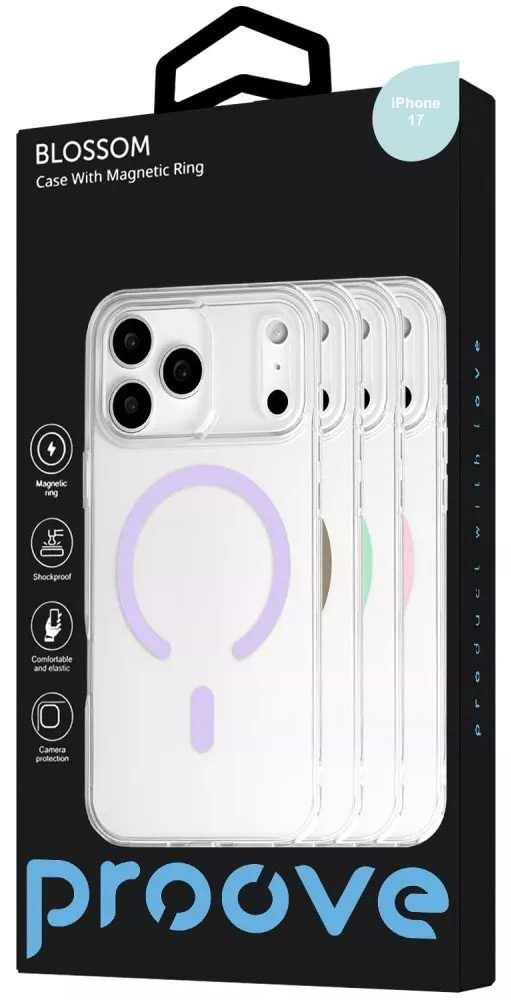 Фото - Чохол для смартфону Proove Blossom Case with Magnetic Ring iPhone 17 desert titanium (PCBLIP17AR0033)