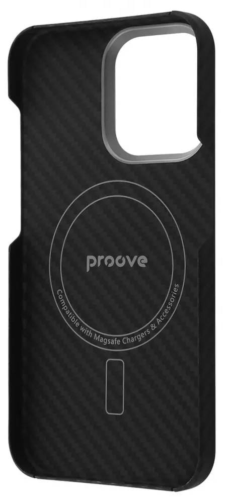 Фото - Чохол для смартфону Proove Carbon Slim with Magnetic Ring iPhone 14 Pro Black (PCCSIP14P002)