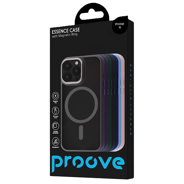 Фото - Чохол для смартфону Proove Essence Case with Magnetic Ring iPhone 16e natural titanium (PCECIP16E027)