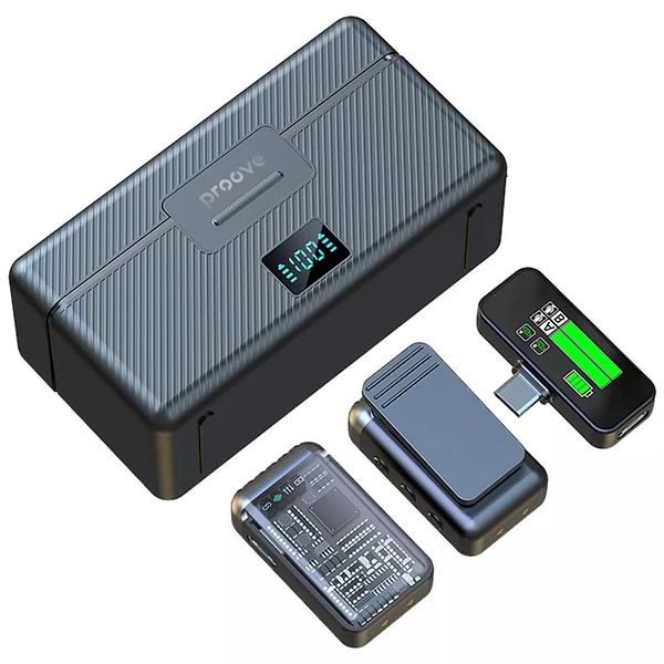 Фото - Мікрофон для смартфона Proove Ripple black (PRWM00002001)