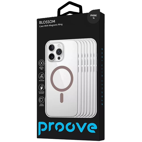 Фото - Чохол для смартфону Proove Blossom Case with Magnetic Ring iPhone 14 Pro Max Light Purple (PCBLIP14PM07)