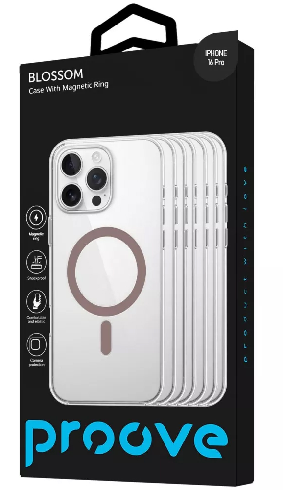 Фото - Чохол для смартфону Proove Blossom Case with Magnetic Ring iPhone 16 Pro Mint (PCBLIP16P009)