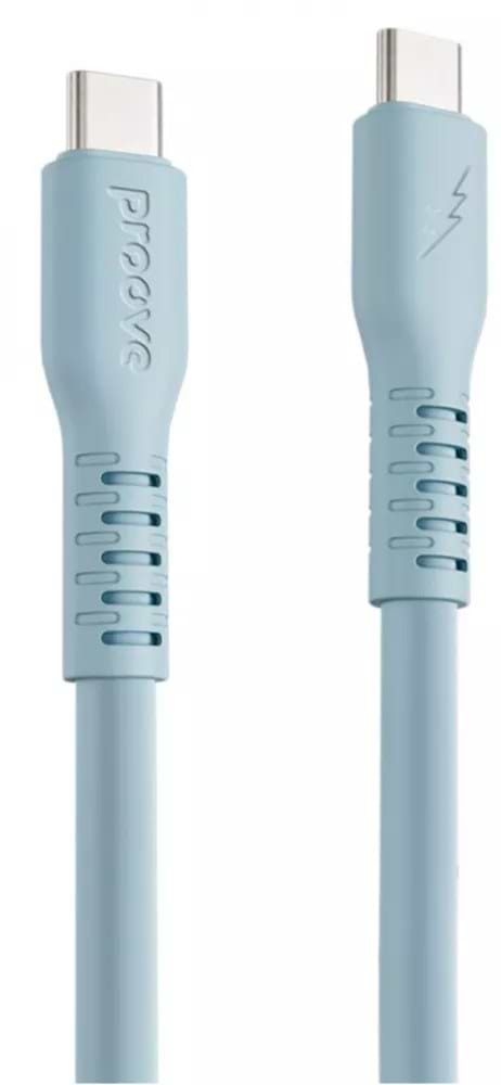 Кабель синхронізації даних Proove Eternal Type-C to Type-C 60W 2m Light Blue (CCET60002228)