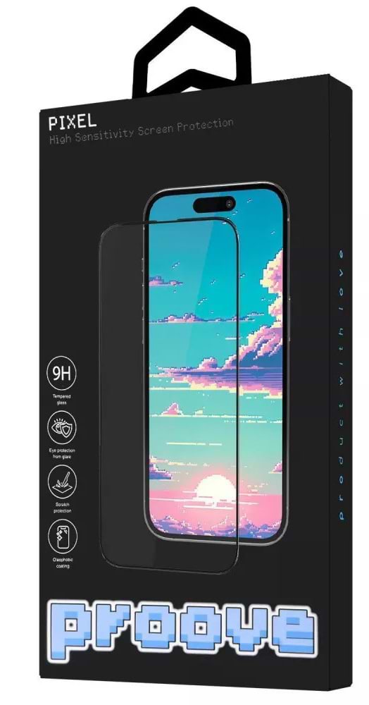 Фото - Захисне скло для смартфону Proove Pixel iPhone 15 Pro Max Black (PGPPXI15PM01)