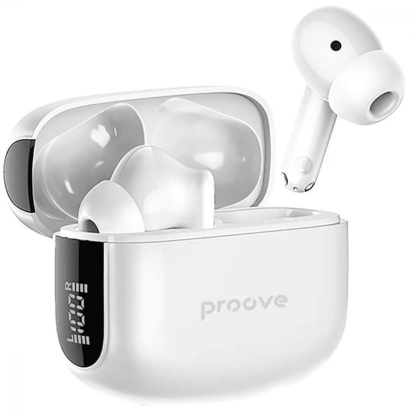 Фото - Наушники вкладыши беспроводные TWS Proove Tempo TWS with ANC (APP) white (TWTM0001AP02)