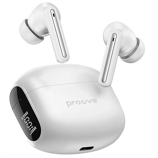 Фото - Наушники вкладыши беспроводные TWS Proove Tempo TWS with ANC (APP) white (TWTM0001AP02)