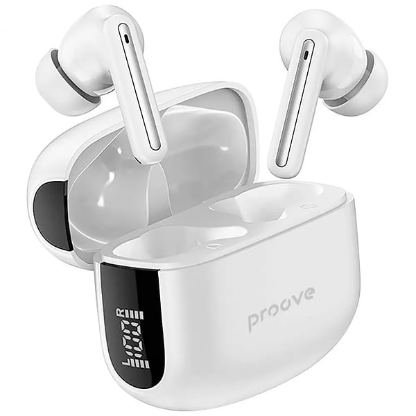 Фото - Наушники вкладыши беспроводные TWS Proove Tempo TWS with ANC (APP) white (TWTM0001AP02)