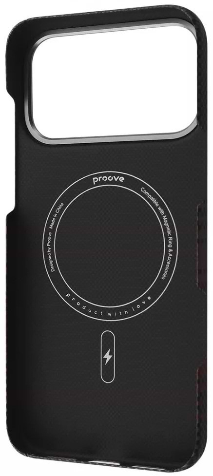 Фото - Чохол для смартфону Proove Carbon Slim with Magnetic Ring iPhone 17 Pro Max glowrise (PCCSIP17PM52)