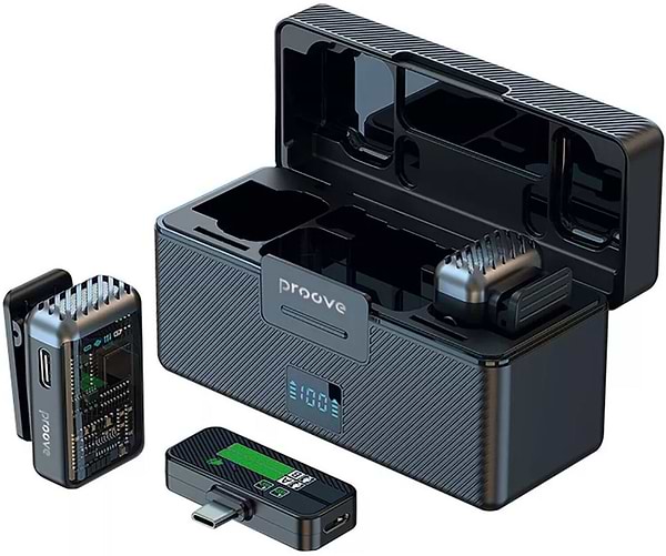 Фото - Мікрофон для смартфона Proove Ripple black (PRWM00002001)