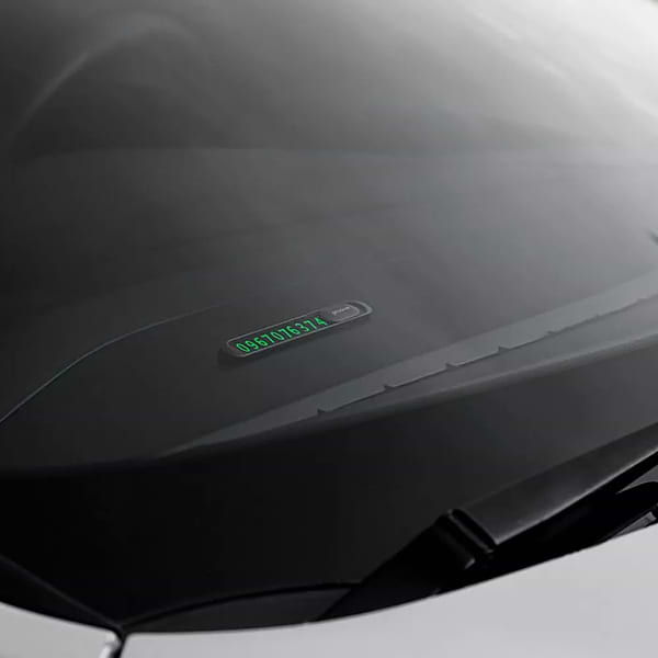 Фото - Парковочная карта Proove Parking Number Plate Metal Lock Dark Gray (AAPM00000005)