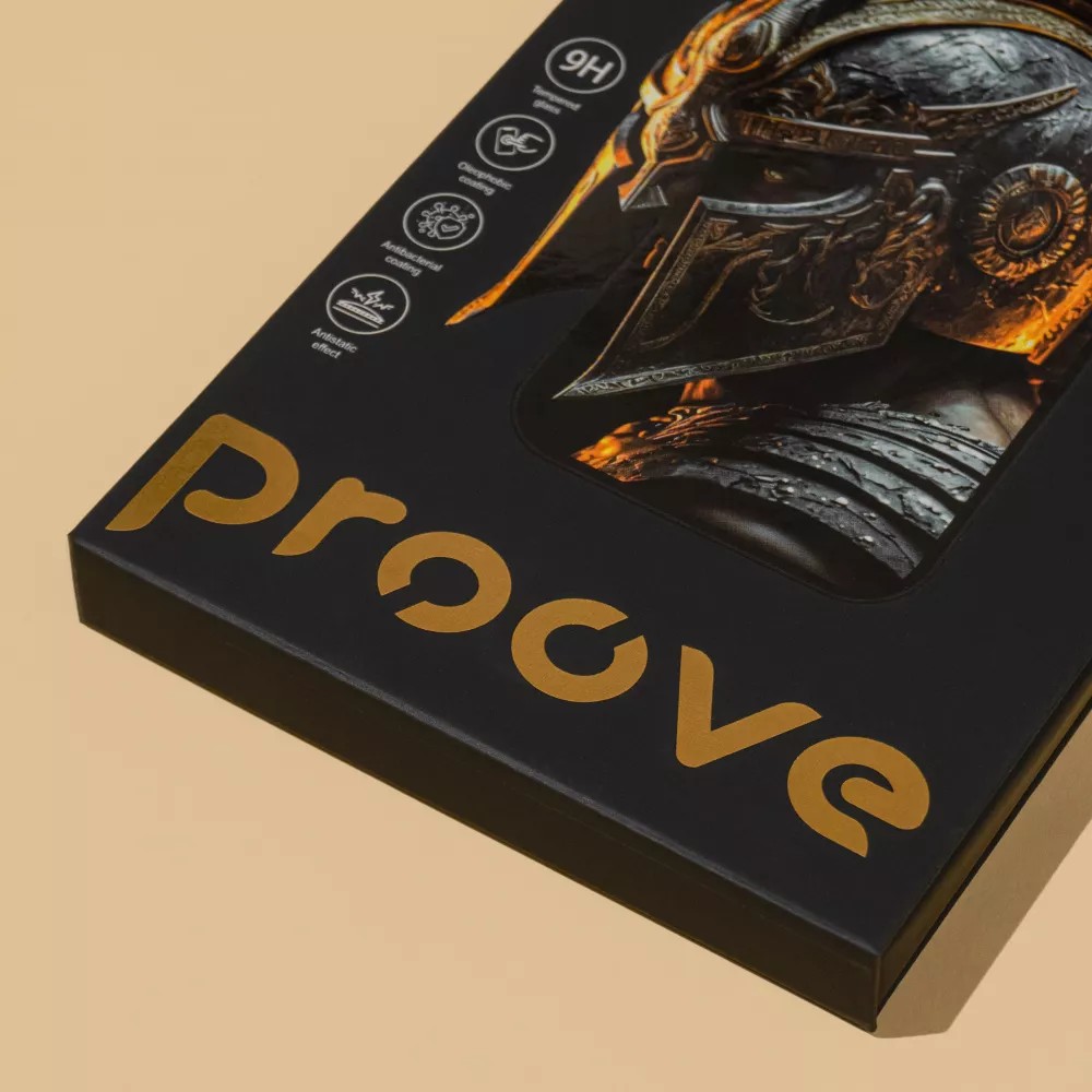 Фото - Захисне скло для смартфону Proove Achilles iPhone 15 Pro Max Black (PGPAIP15PM01)