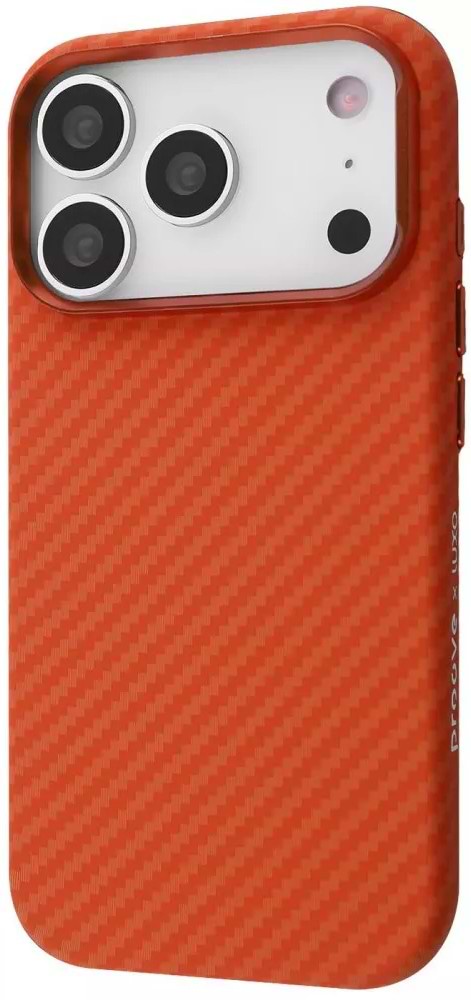 Чохол для смартфону Proove Gleam Case with Magnetic Ring iPhone 17 Pro orange fiber (PCGCIP17P078)
