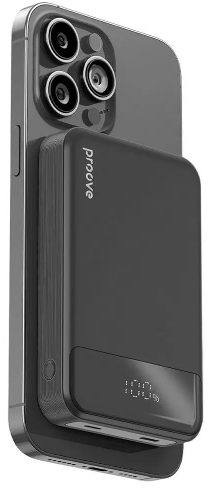 Фото - Батарея мобильная Proove Hoodman Magnetic 20W 10000mAh black (2001001934651)