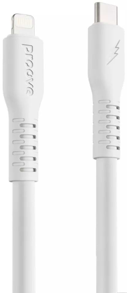 Кабель синхронізації даних Proove Eternal Type-C to Lightning 27W 1m White (CCET27002102)