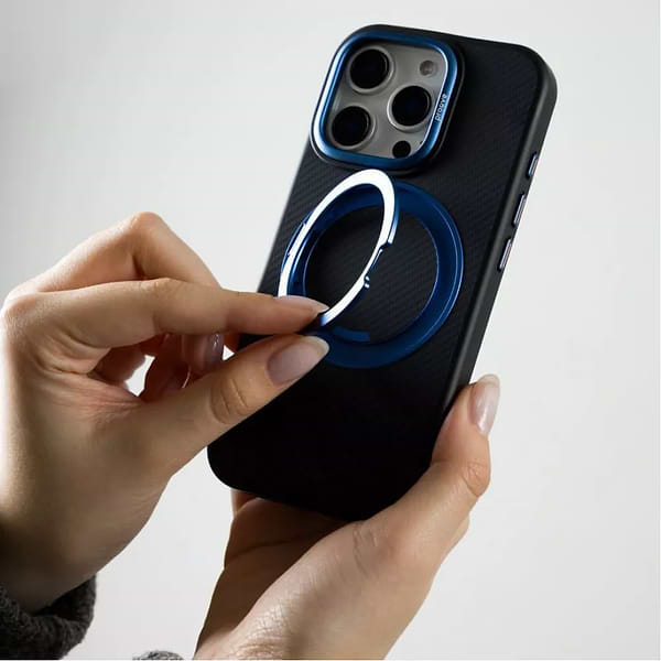 Фото - Чохол для смартфону Proove Reinforce Case with Magnetic Ring iPhone 16 Pro blue (PCREIP16P012)