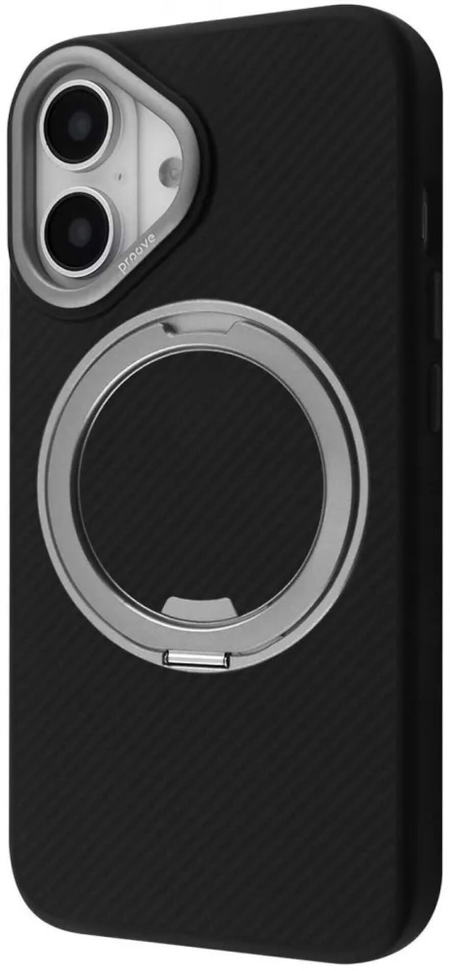 Чохол для смартфону Proove Reinforce Case with Magnetic Ring iPhone 16 gray (PCREIP160005) - Фото 1