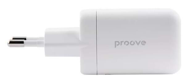 Фото - Мережевий зарядний пристрій Proove Silicone Power 40W (Type-C + Type-C) White