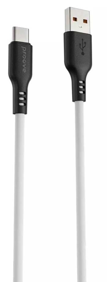 Кабель синхронизації даних Proove Rebirth Type-C 2.4A 1m White (CCRE60001202) - Фото 1