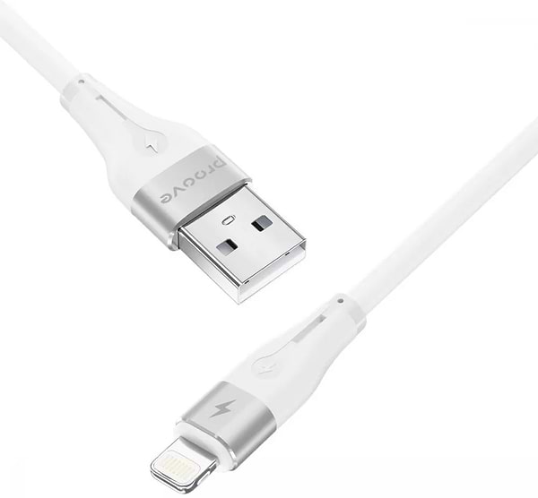 Фото - Кабель Proove Soft Silicone Lightning 2.4A 1m White (492020003)