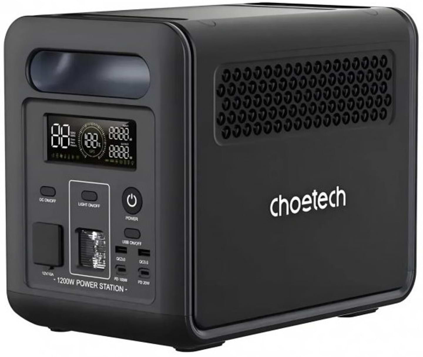 Зарядна станція універсальна Choetech 1200Вт (BS068-EU-BKGY)