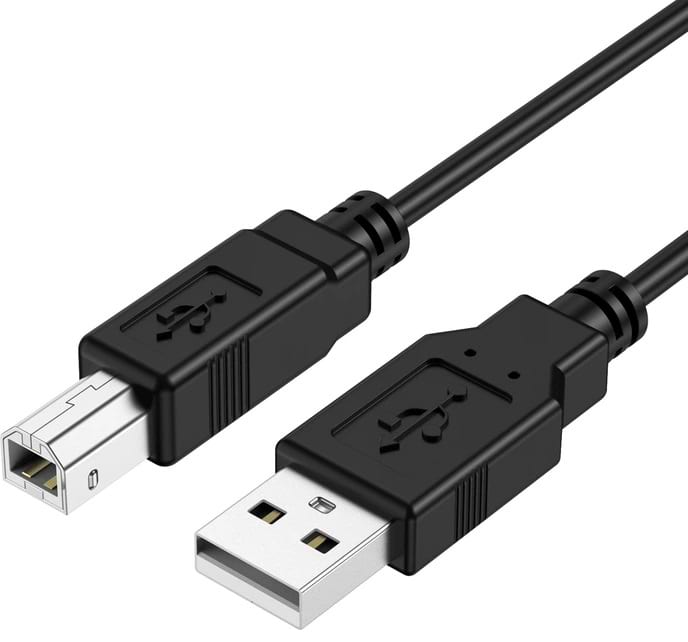 Кабель USB type A - USB type B Choetech CableOne Printer Cable USB-A to USB-B 480Mbps 2m Black (AB0060-2M-BK)