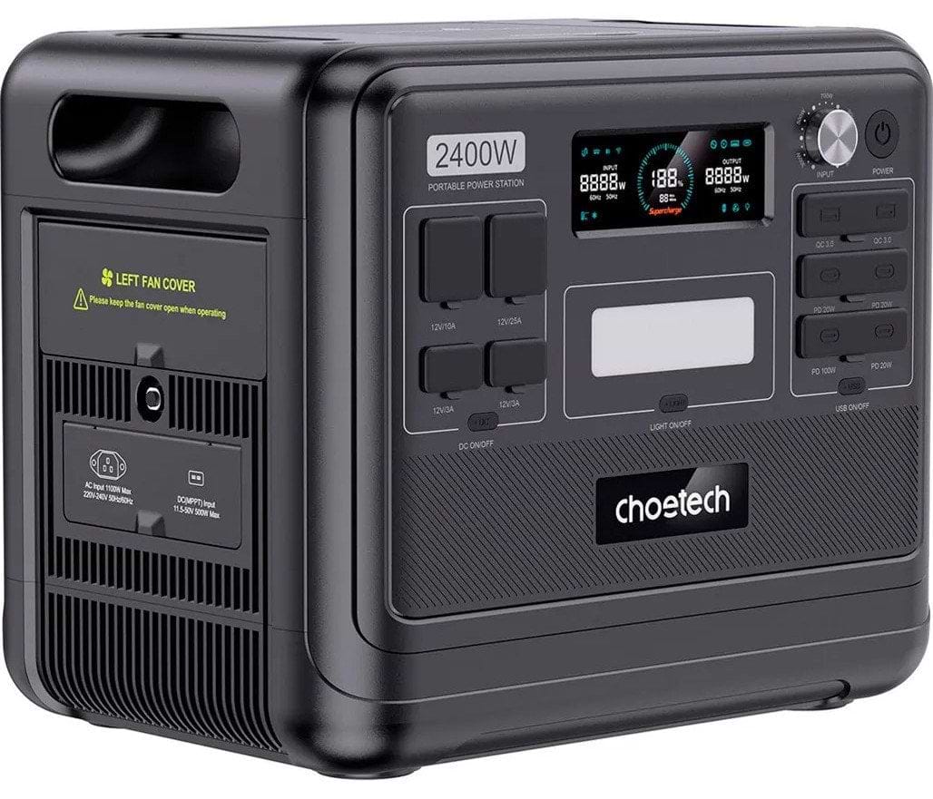 Зарядная станция универсальная Choetech BS008 2048Wh 2400W - Фото 1
