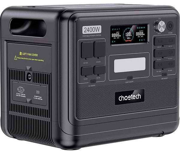 Фото - Зарядна станція універсальна Choetech BS008 2048Wh 2400W