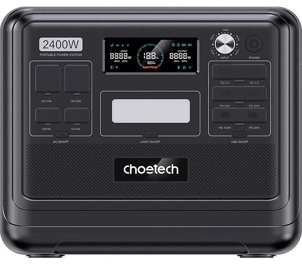 Фото - Зарядна станція універсальна Choetech BS008 2048Wh 2400W