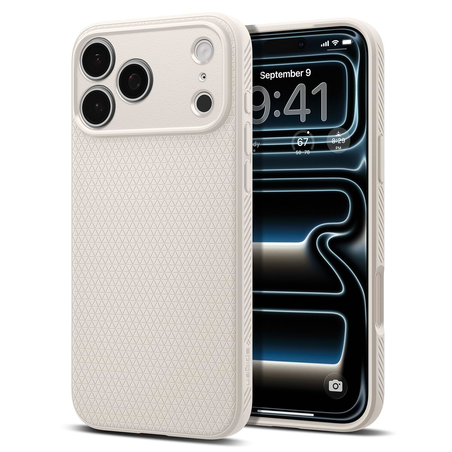 Чохол для смартфона Spigen Liquid Air for iPhone 18 Pro Max/17 Pro Max Natural Titanium (ACS12114)