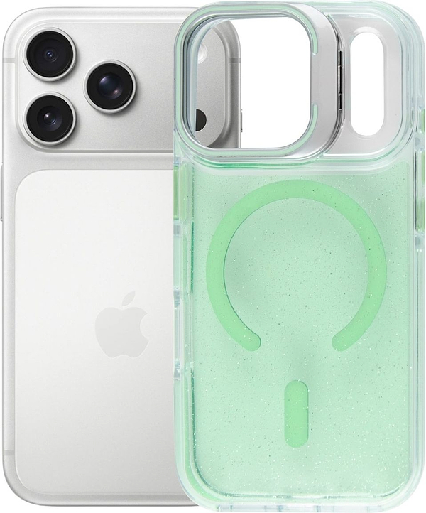 Фото - Чохол для смартфону BeCover FIBRA Star Shine with MagSafe for Apple iPhone 17 Pro Max Green (715434)