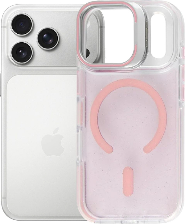 Фото - Чехол для смартфона BeCover FIBRA Star Shine with MagSafe for Apple iPhone 17 Pro Max Light Pink (715435)