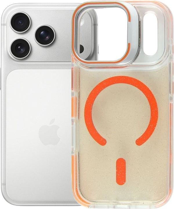 Фото - Чехол для смартфона BeCover FIBRA Star Shine with MagSafe for Apple iPhone 17 Pro Max Orange (715436)