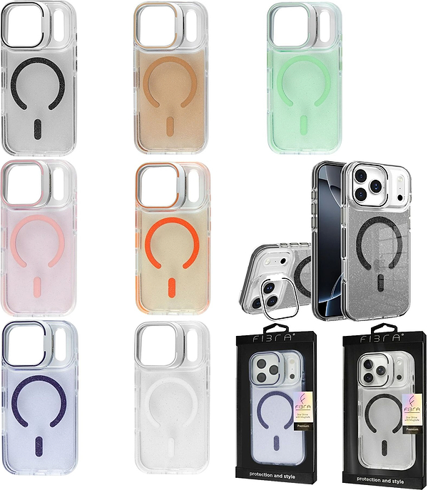 Фото - Чехол для смартфона BeCover FIBRA Star Shine with MagSafe for Apple iPhone 17 Pro Max Orange (715436)