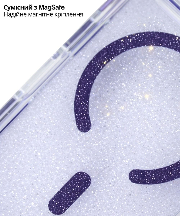 Фото - Чохол для смартфону BeCover FIBRA Star Shine with MagSafe for Apple iPhone 17 Pro Max Purple (715437)
