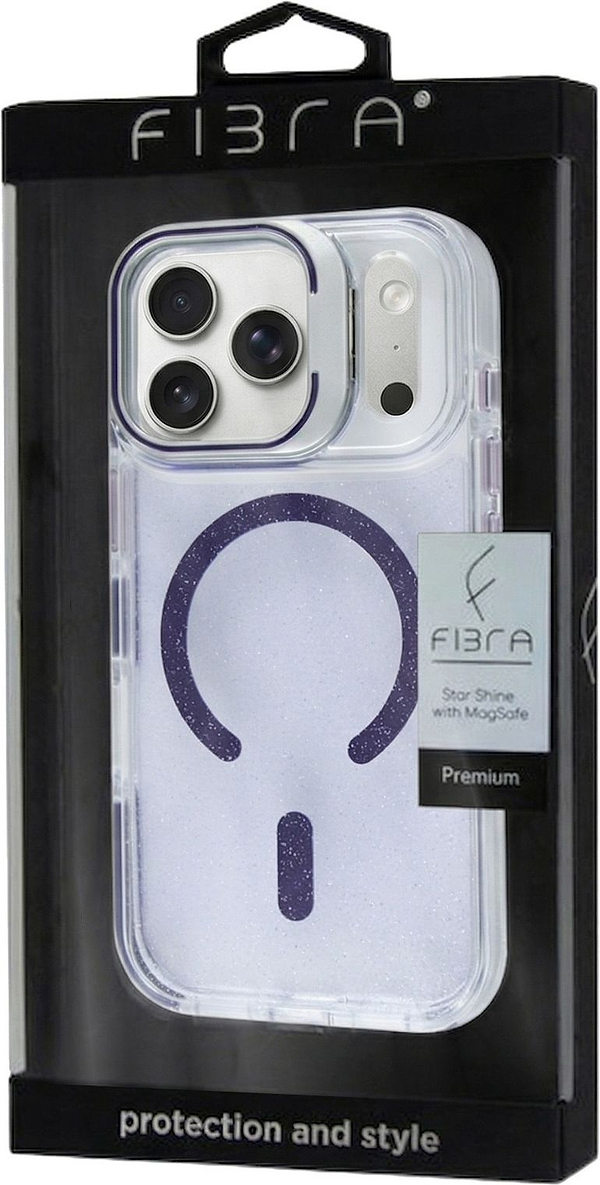 Фото - Чохол для смартфону BeCover FIBRA Star Shine with MagSafe for Apple iPhone 17 Pro Max Purple (715437)