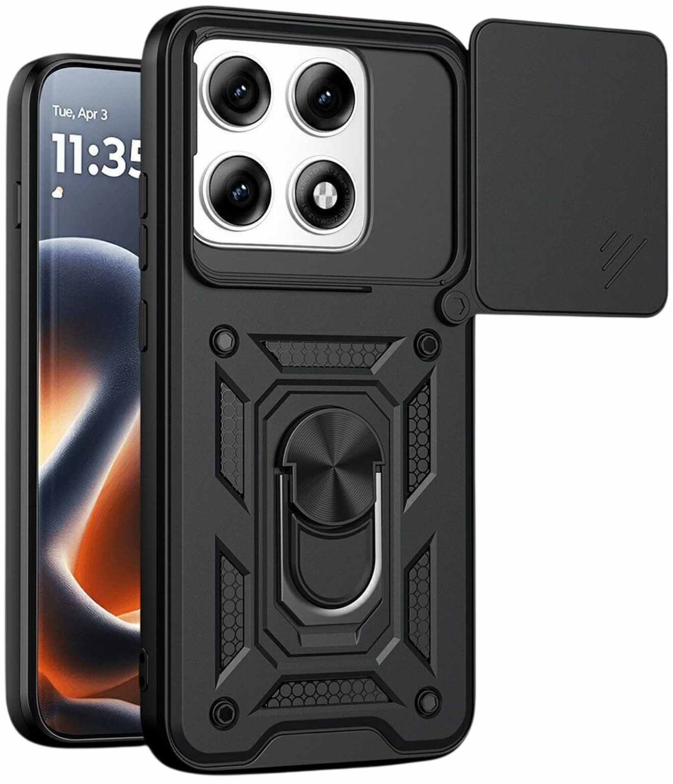 Чохол для смартфону BeCover for Motorola Edge 70 Pro Black (716257)