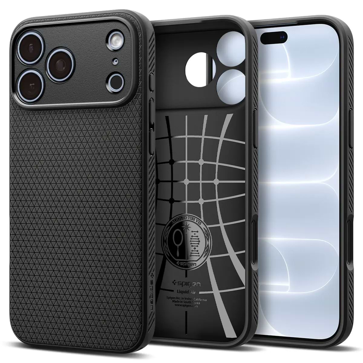 Чохол для смартфону Spigen Liquid Air for iPhone 18 Pro/17 Pro Matte Black (ACS12149)