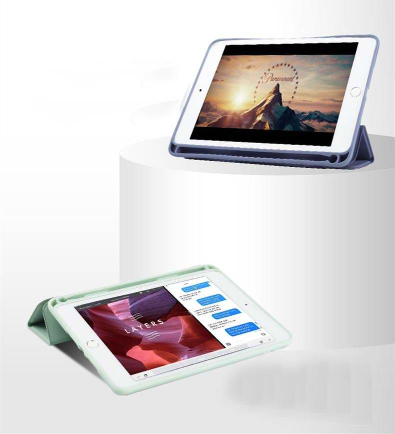 Фото - Чехол для планшета BeCover Tri Fold Soft TPU с креплением Apple Pencil for Apple iPad 10.2 2019/2020/2021 Light Green (708458)