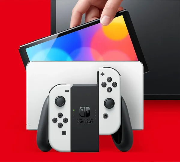 Фото - Игровая приставка портативная Nintendo Switch OLED (White)