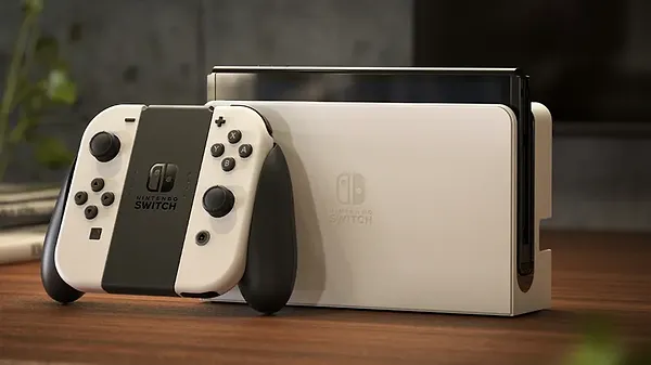 Фото - Игровая приставка портативная Nintendo Switch OLED (White)